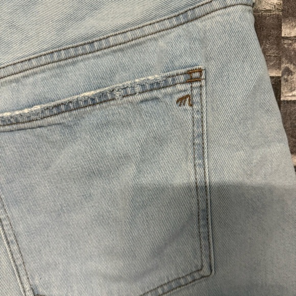 Madewell relaxed denim shorts cut off light wash - Picture 6 of 9